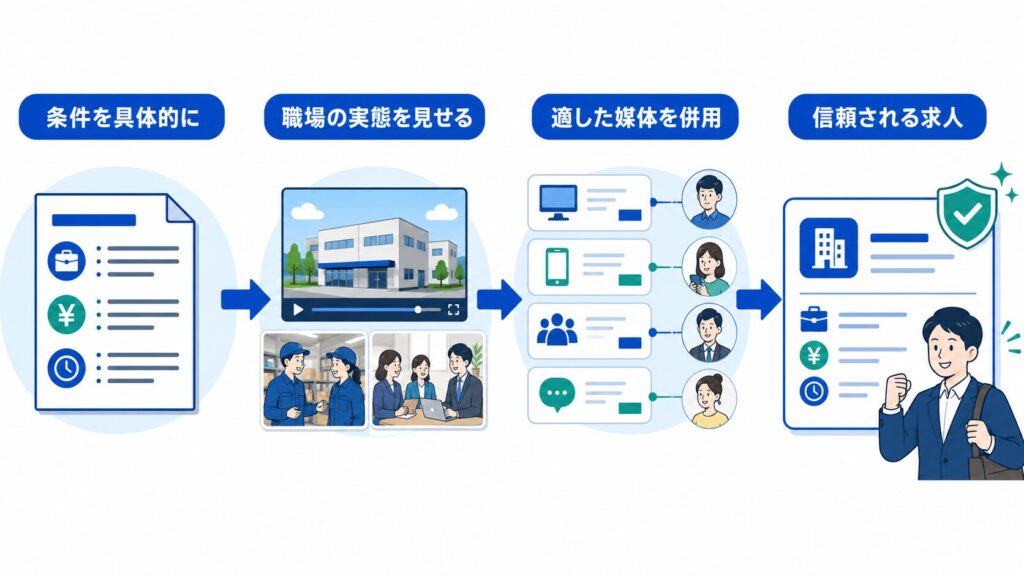 インディードの「怪しい求人」と差別化し、信頼される求人にするコツ