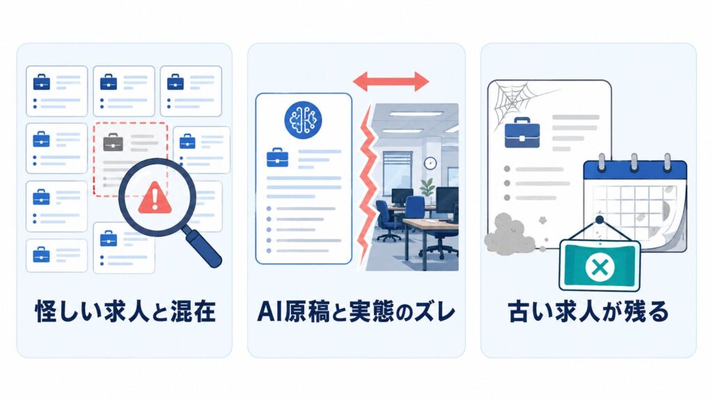 インディードが「やめとけ」といわれる3つの理由