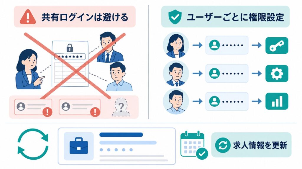 Indeed(インディード)の管理画面にログイン・運用する際の注意点