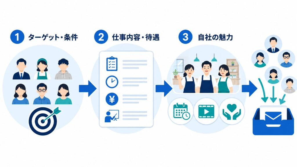 アルバイトの求人広告・人材募集で応募を増やすコツ