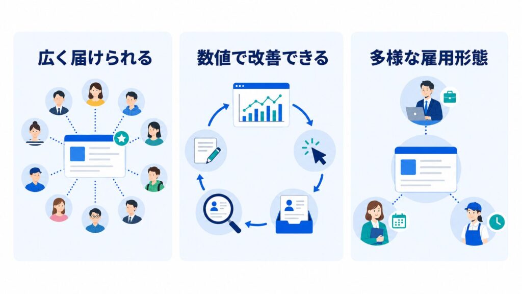 インディードを活用して求人活動するメリット3つ